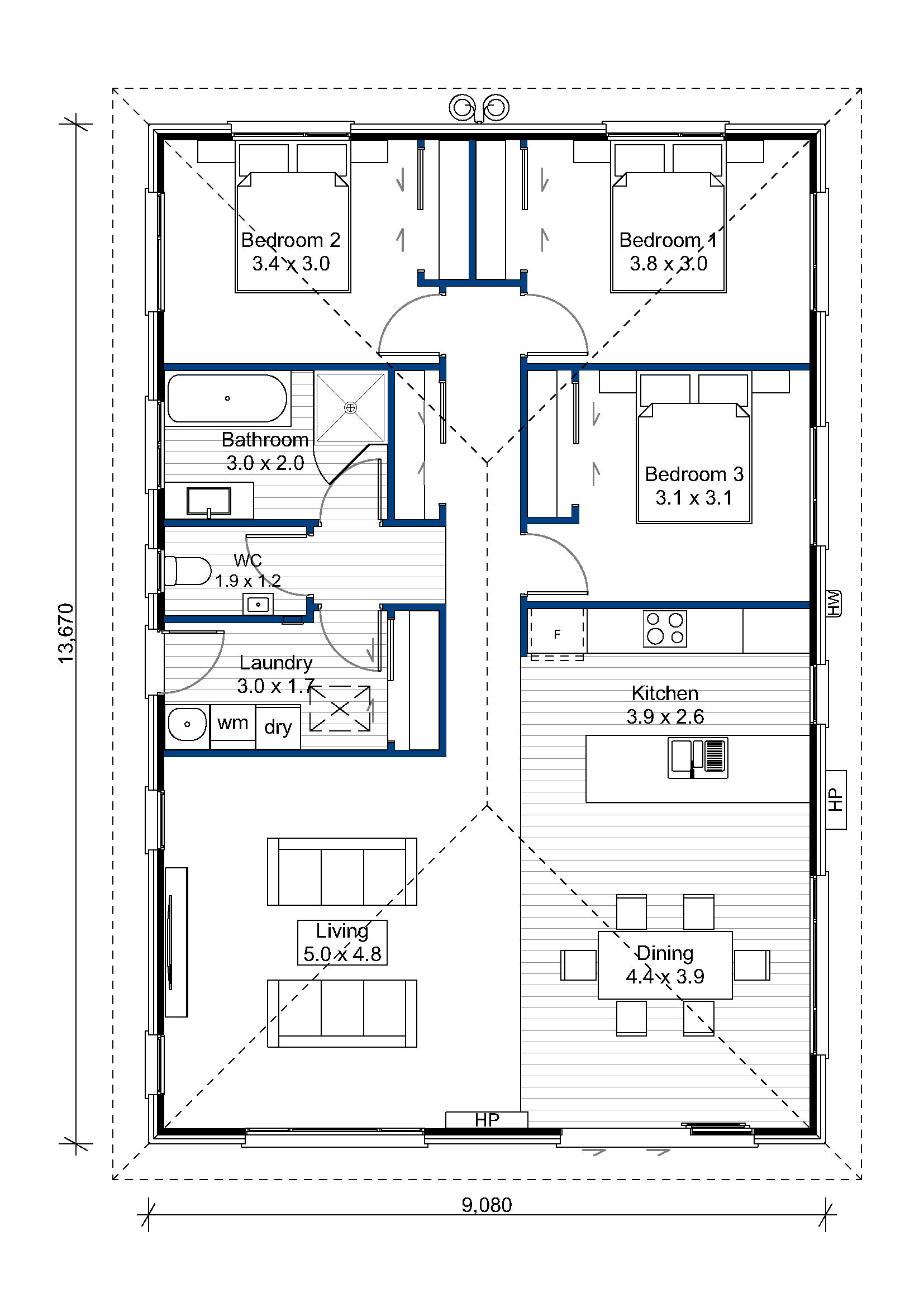 waitaki floor plan